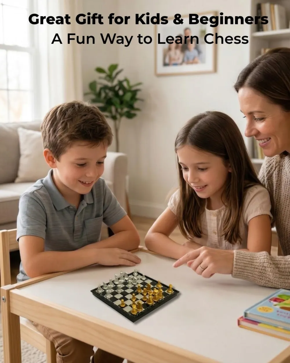 Travel Folding Magnetic Chess Set 6
