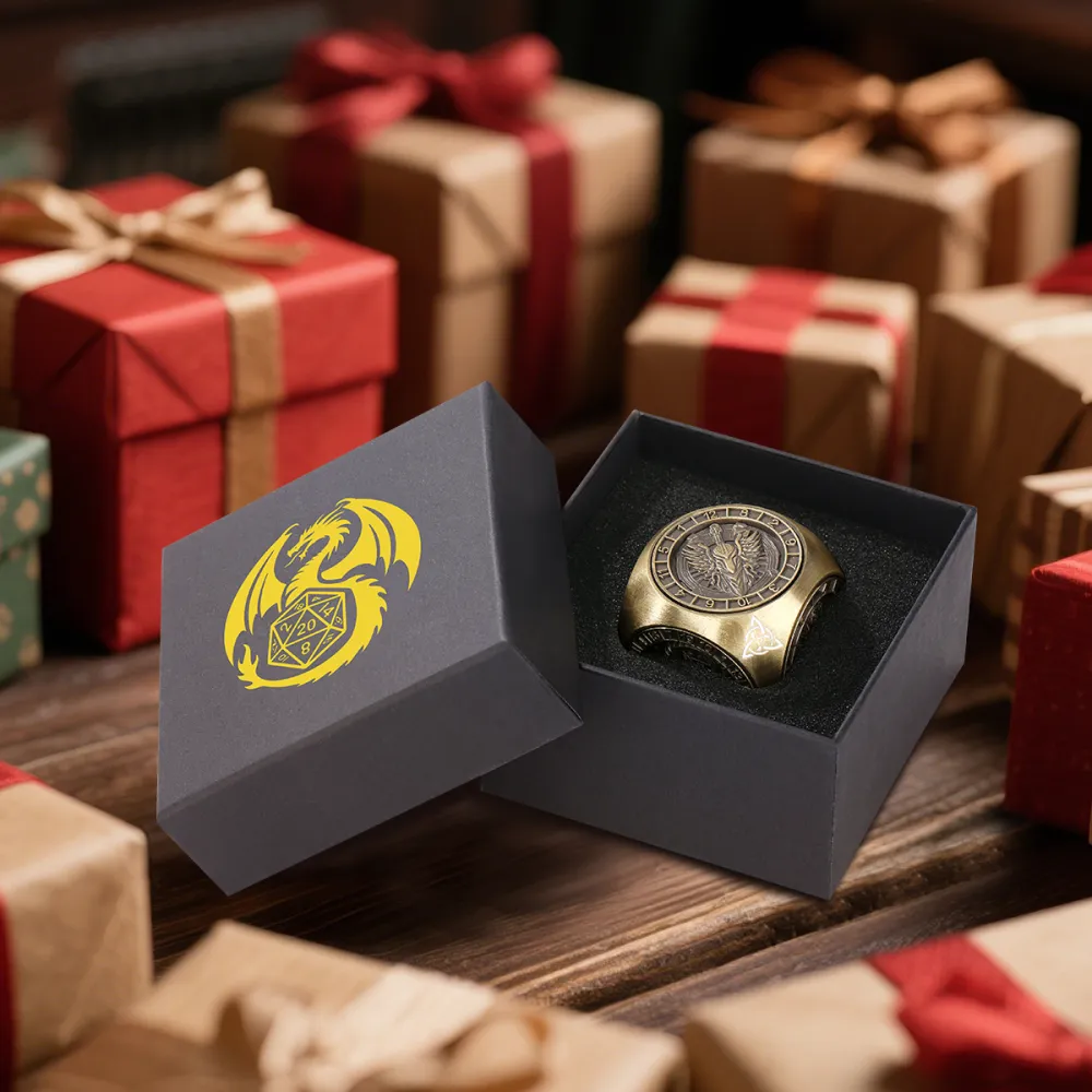 6-pack DND Dice Wheel Gift Box Set 8