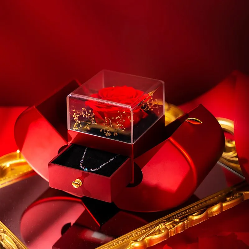Fashion Jewelry Box Red Apple Christmas Gift 20