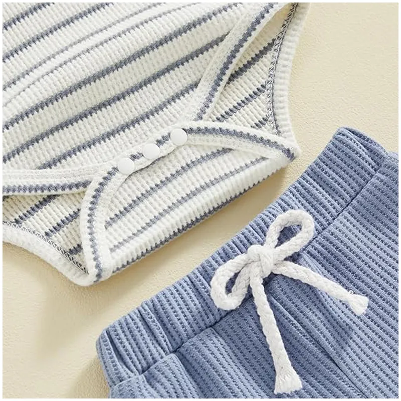 Baby Boy Summer Clothes Button Short Sleeve 5