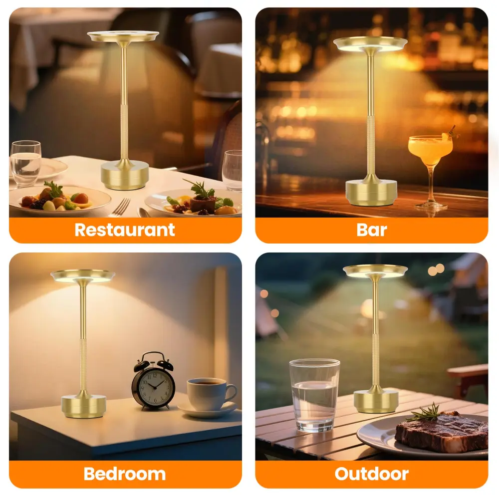 Rechargeable Cordless Table Lamp — 2 Pack 3