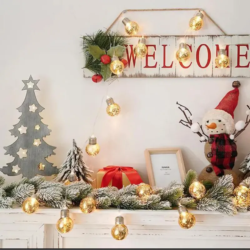 Snowflake Globe String Lights — 6.5 ft 3
