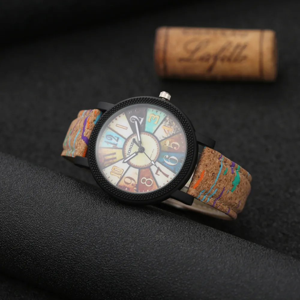Casual Vintage Leather Women Quartz Wrist 8