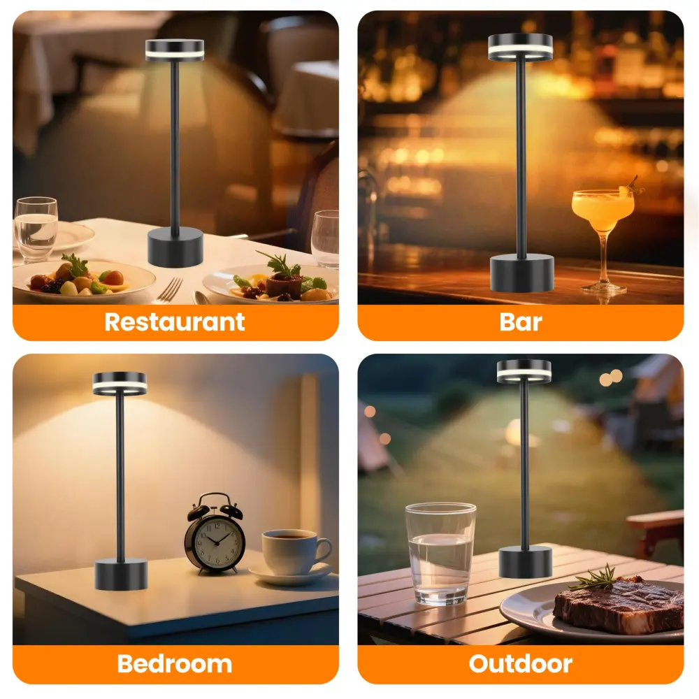 Cordless LED Table Lamp — 2 Pack 6