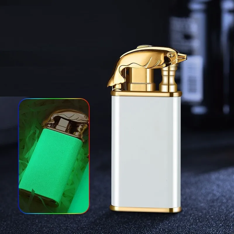 Creative Blue Flame Lighter Dolphin Dragon 43