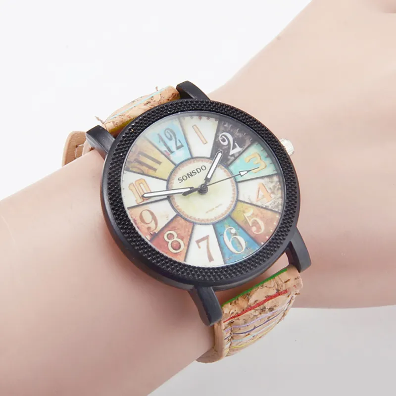 Casual Vintage Leather Women Quartz Wrist 6