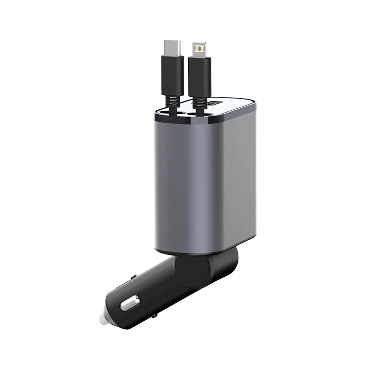 Metal Car Charger 100W Super Fast Charging 18