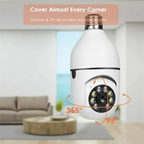 E27 Light Bulb Security Camera 8
