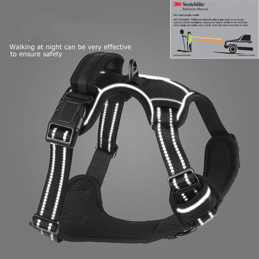 Dog Harness No Pull Breathable Reflective 2