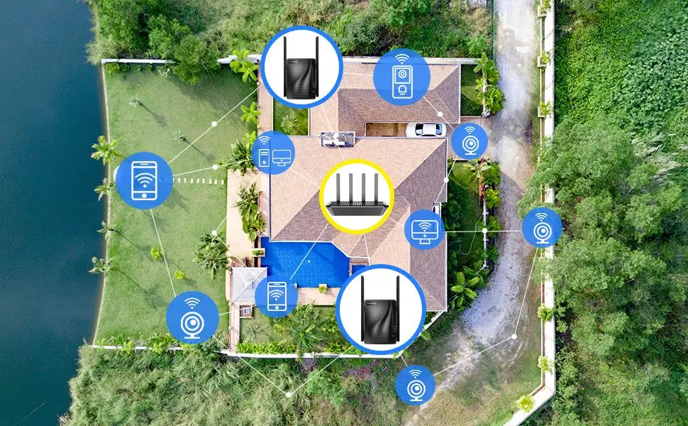 Dual-Band WiFi Range Extender 14