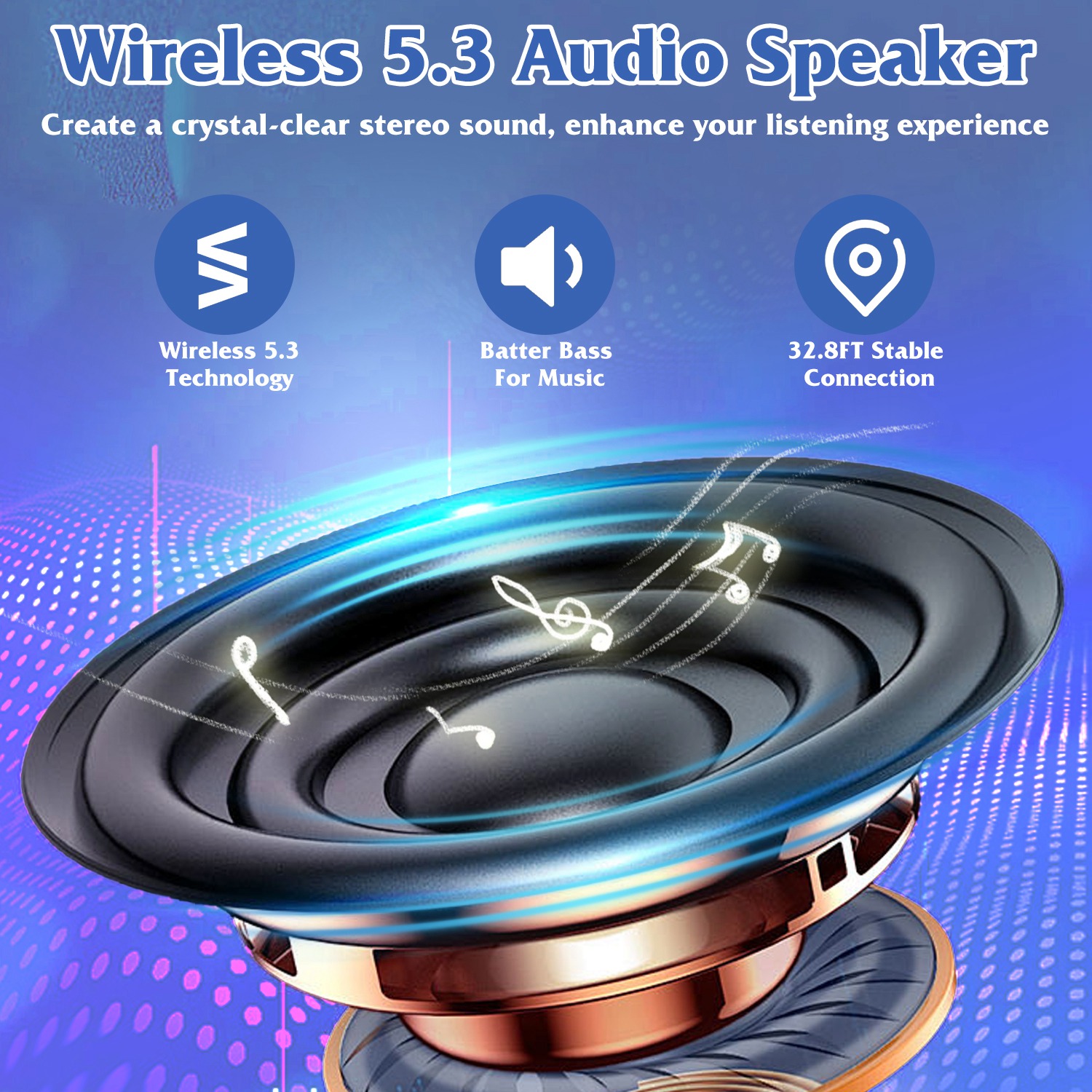 4 In 1 Foldable Wireless Speaker Phone Stand