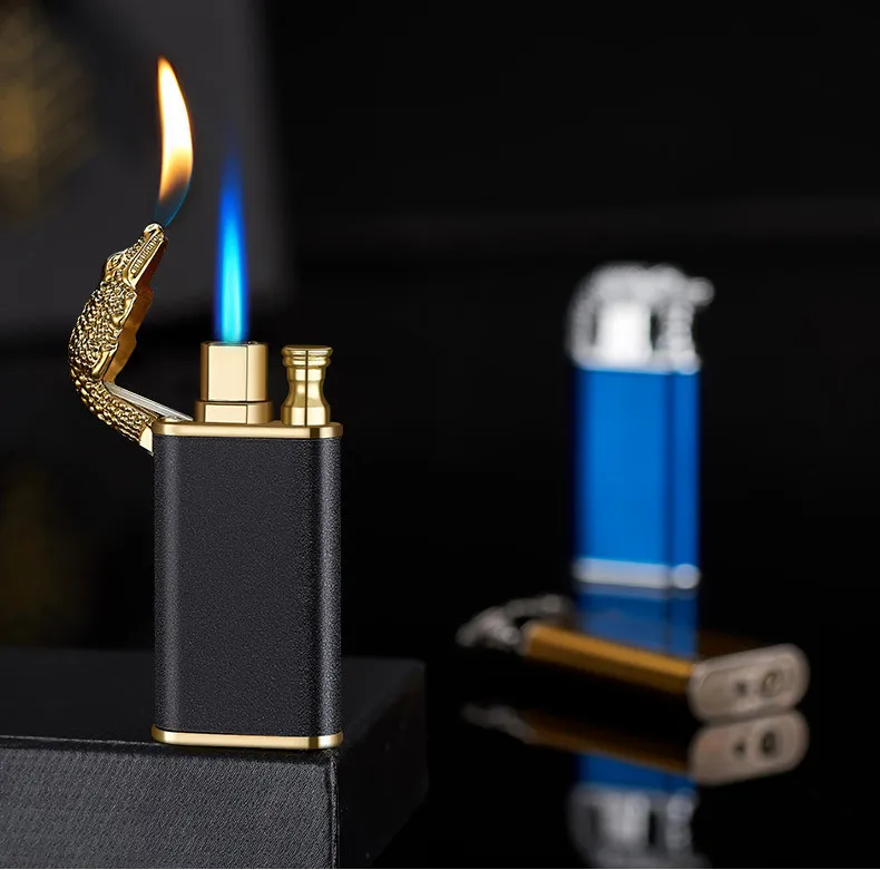 Creative Blue Flame Lighter Dolphin Dragon 16