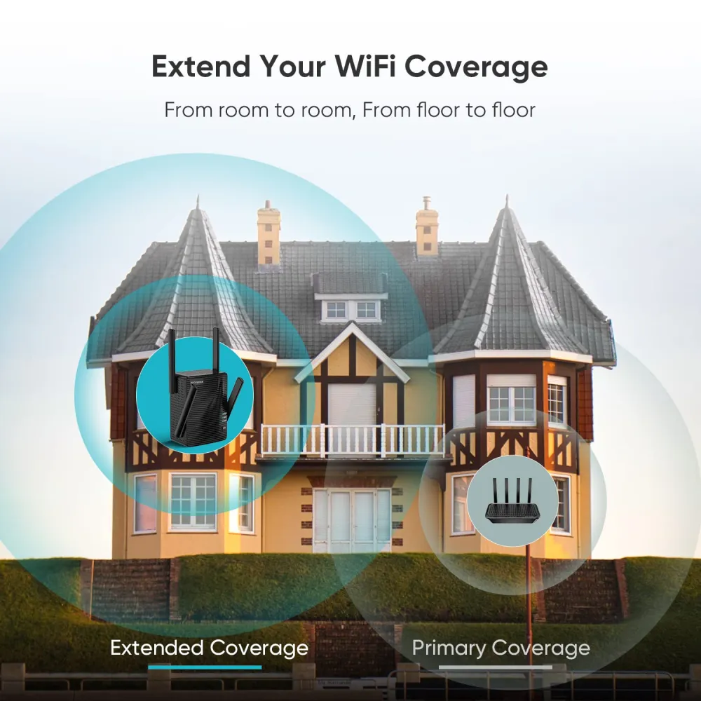 Dual-Band WiFi Range Extender 2
