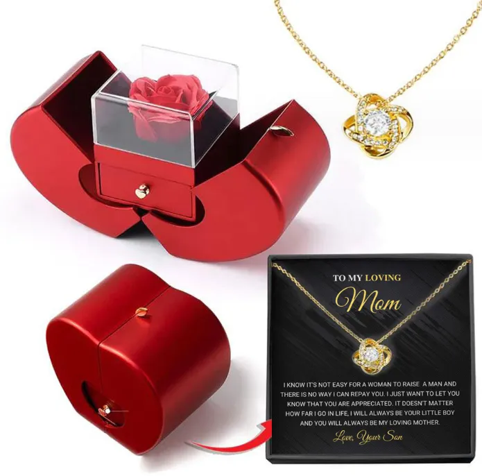 Fashion Jewelry Box Red Apple Christmas Gift 27