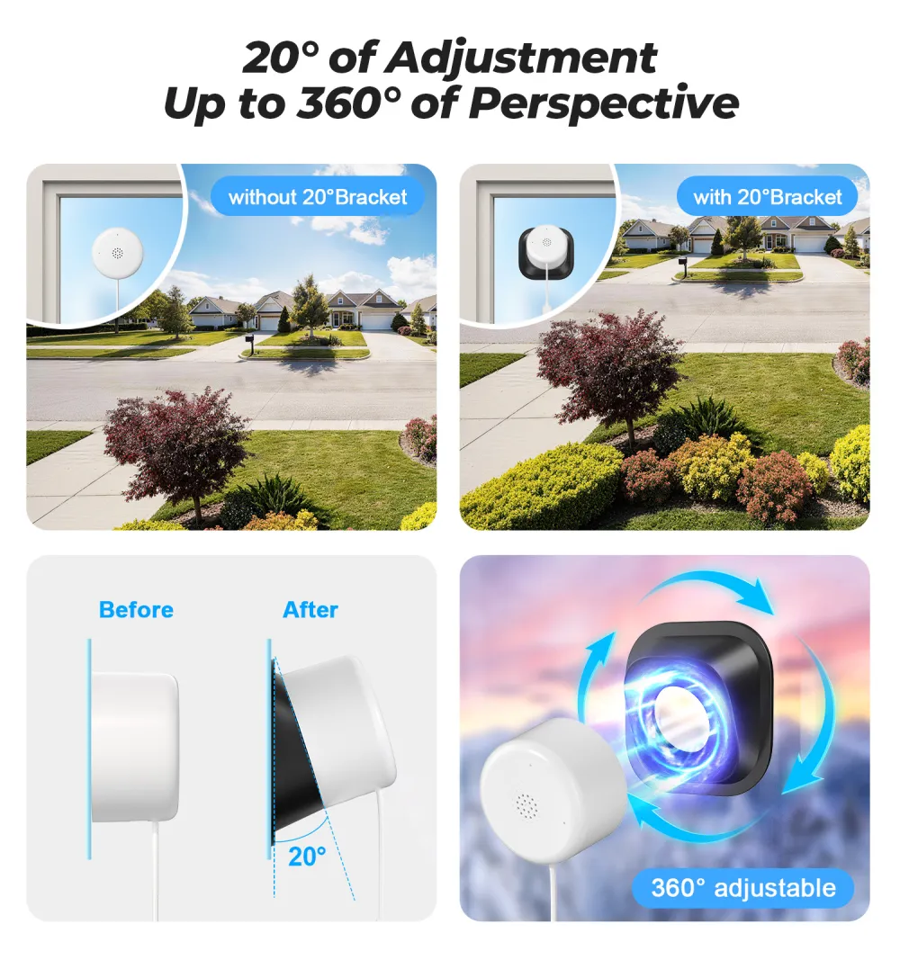 3MP Window Camera With Bracket WiFi Indoor 6