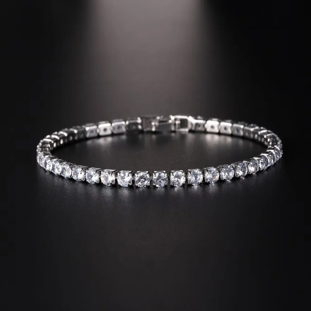 Sleek Luxury Sparkling Zircon Bracelet 3