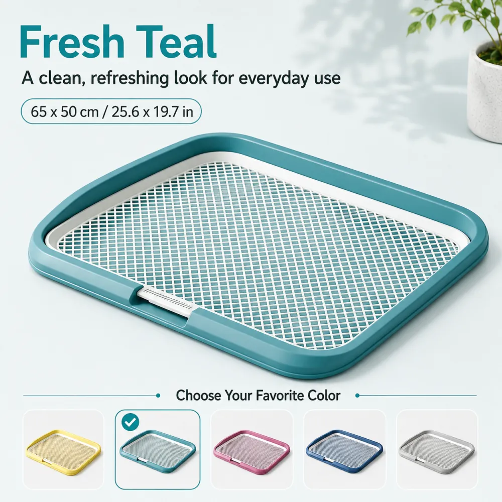 Dog Potty Tray With Removable Grating 11