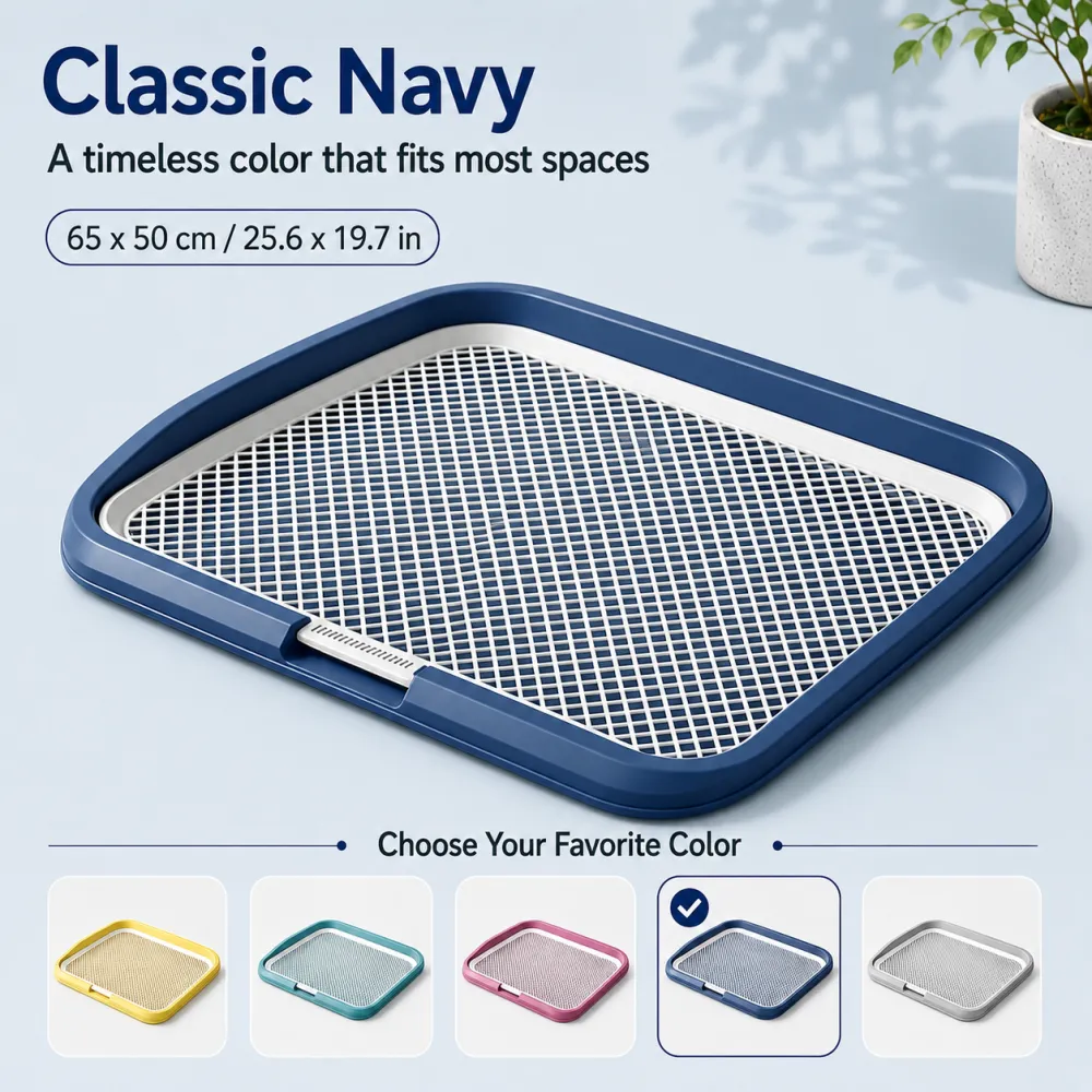 Dog Potty Tray With Removable Grating 5