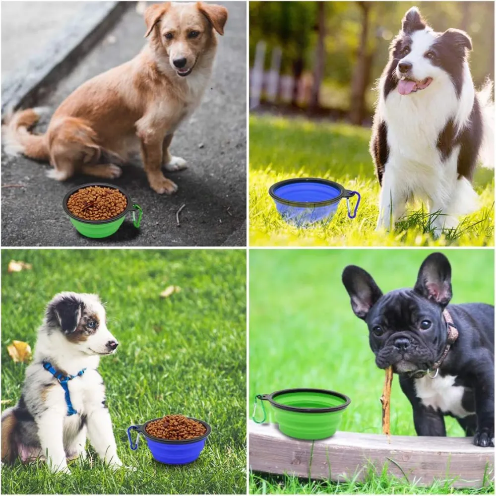 Dog Bowl Pet Collapsible Bowls 2