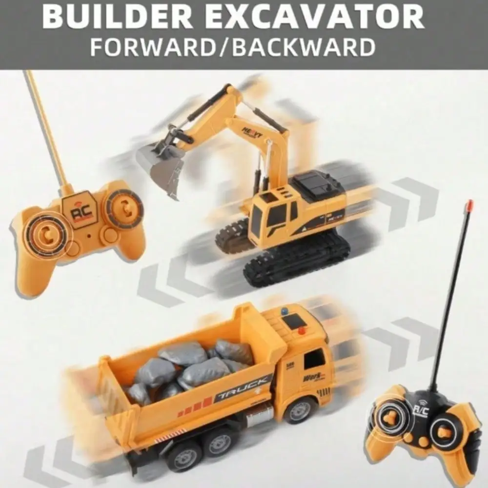 RC Dump Truck And Excavator Set 7