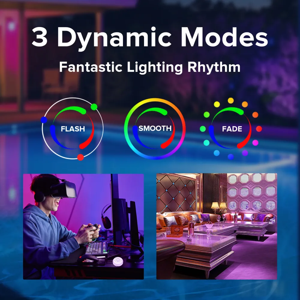 SANSI IP68 Waterproof RGB Pool Light 3