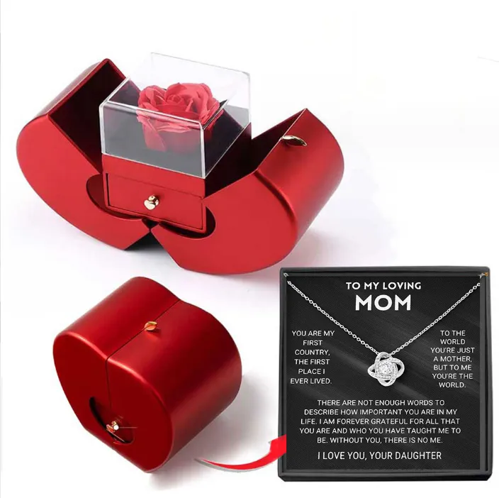 Fashion Jewelry Box Red Apple Christmas Gift 19