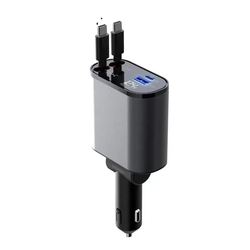 Metal Car Charger 100W Super Fast Charging 15