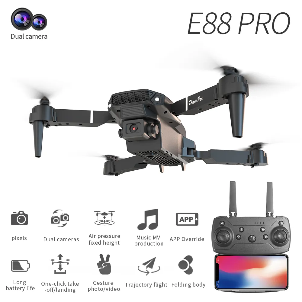 E88Pro Dual Camera Dual Electric Drone 3