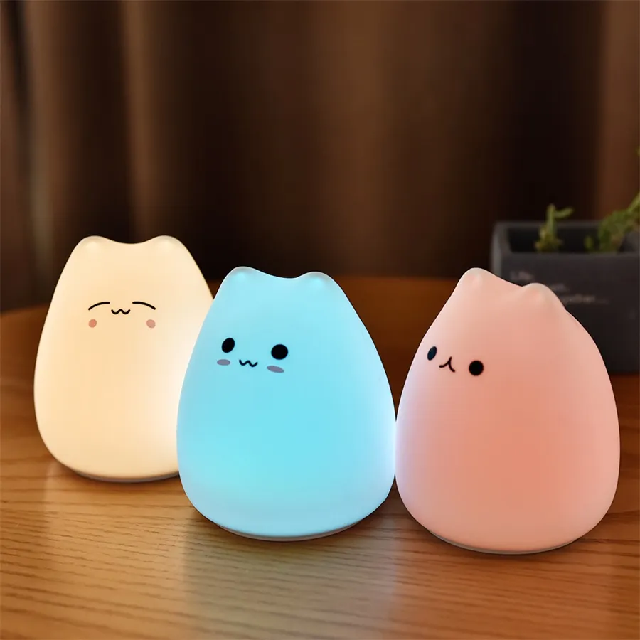 Silicone Touch Sensor LED Night Light 15