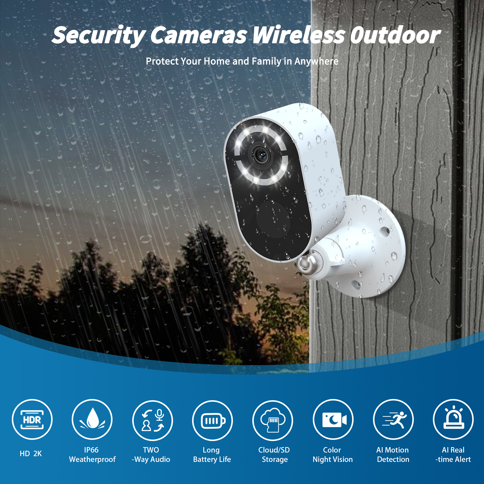 Solar Wireless Security Camera