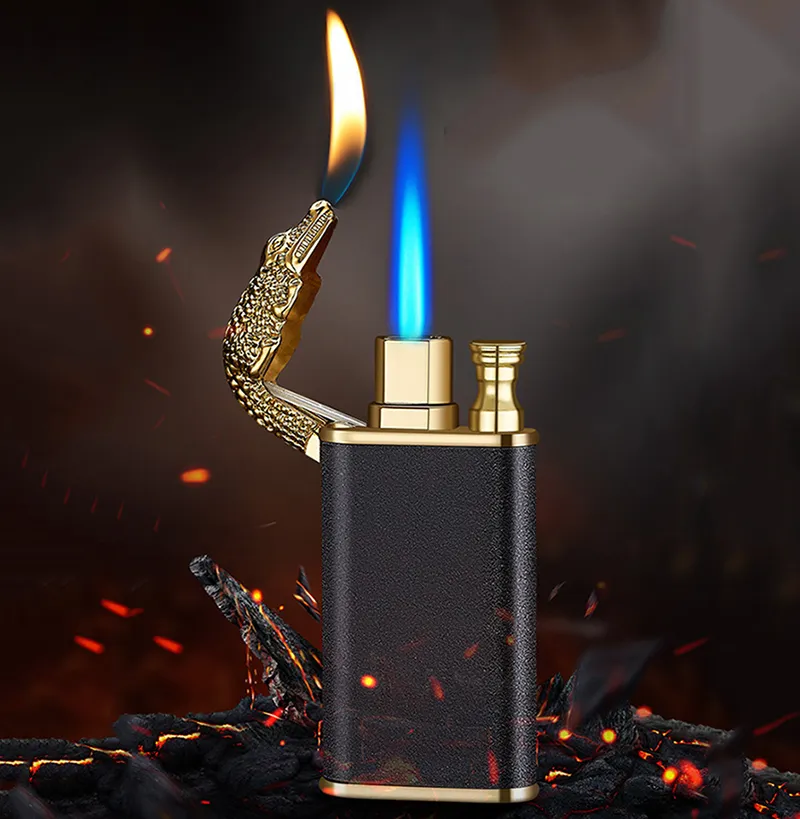 Creative Blue Flame Lighter Dolphin Dragon 50