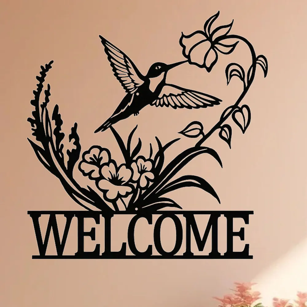 Vintage Metal Wall Art Hanging Set For Home 7