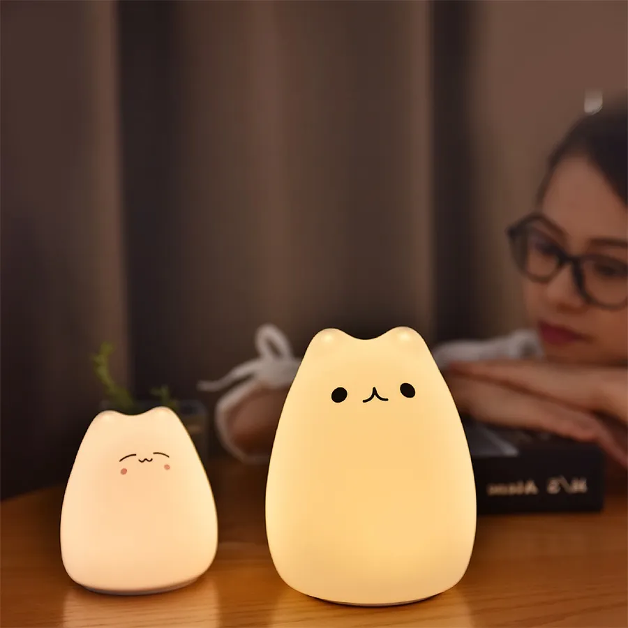 Silicone Touch Sensor LED Night Light 14