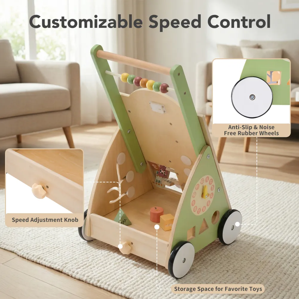 Wooden Baby Walker 5