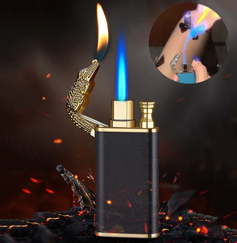 Creative Blue Flame Lighter Dolphin Dragon 4