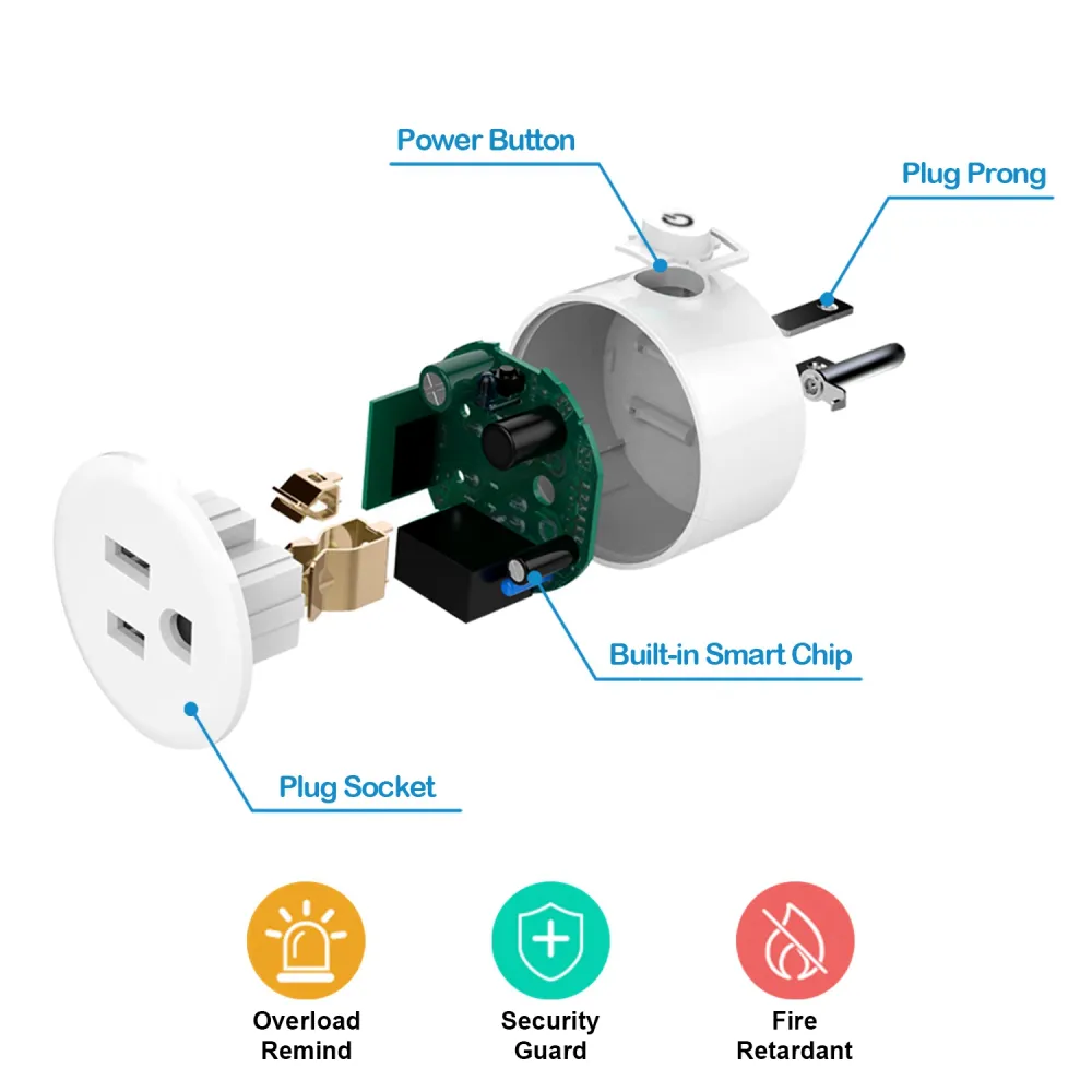 WiFi Smart Plug with Voice Control 5