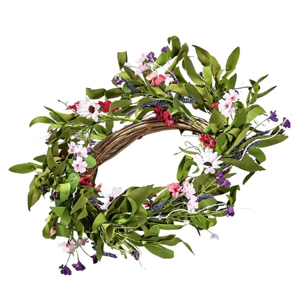 22inch & Green Artificial Wreath 5