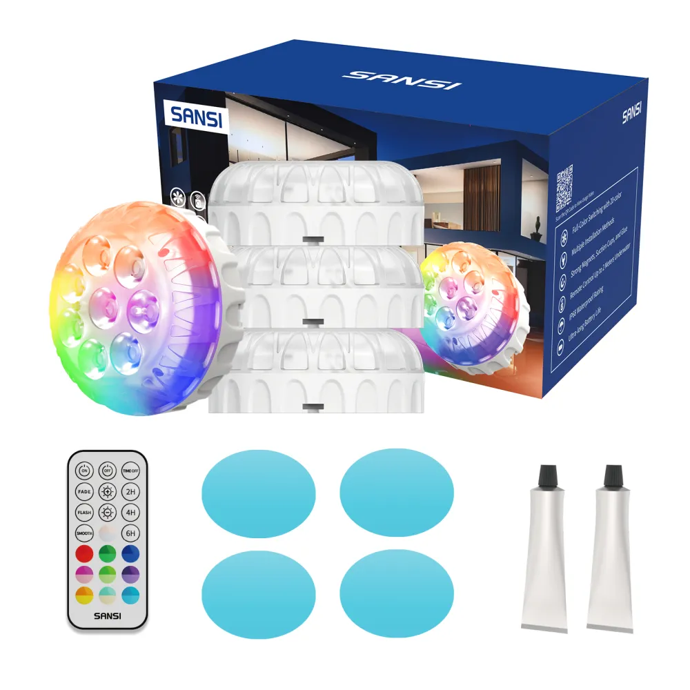SANSI IP68 Waterproof RGB Pool Light 10
