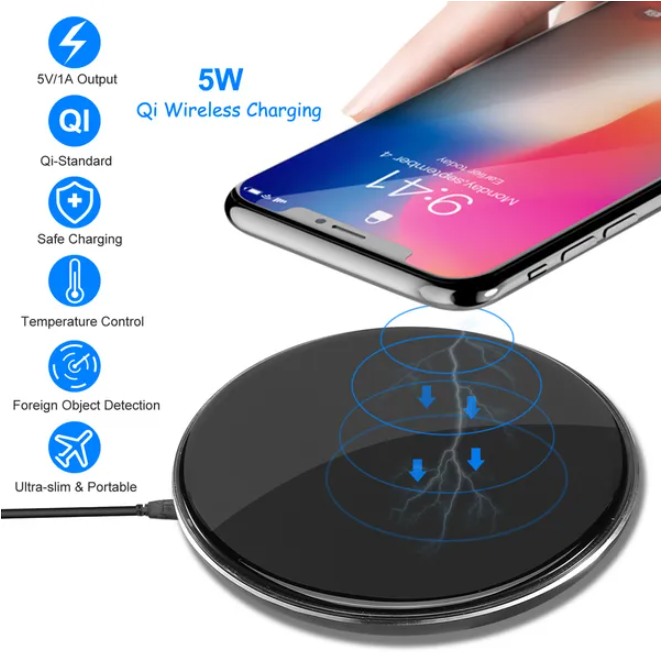 Wireless Charger Qi Certified Ultra Slim 5W
