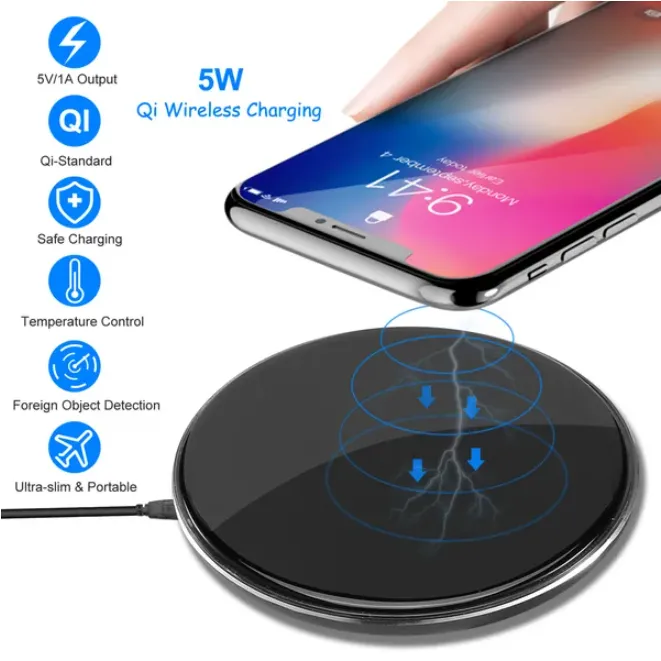 Wireless Charger Qi Certified Ultra Slim 5W 1