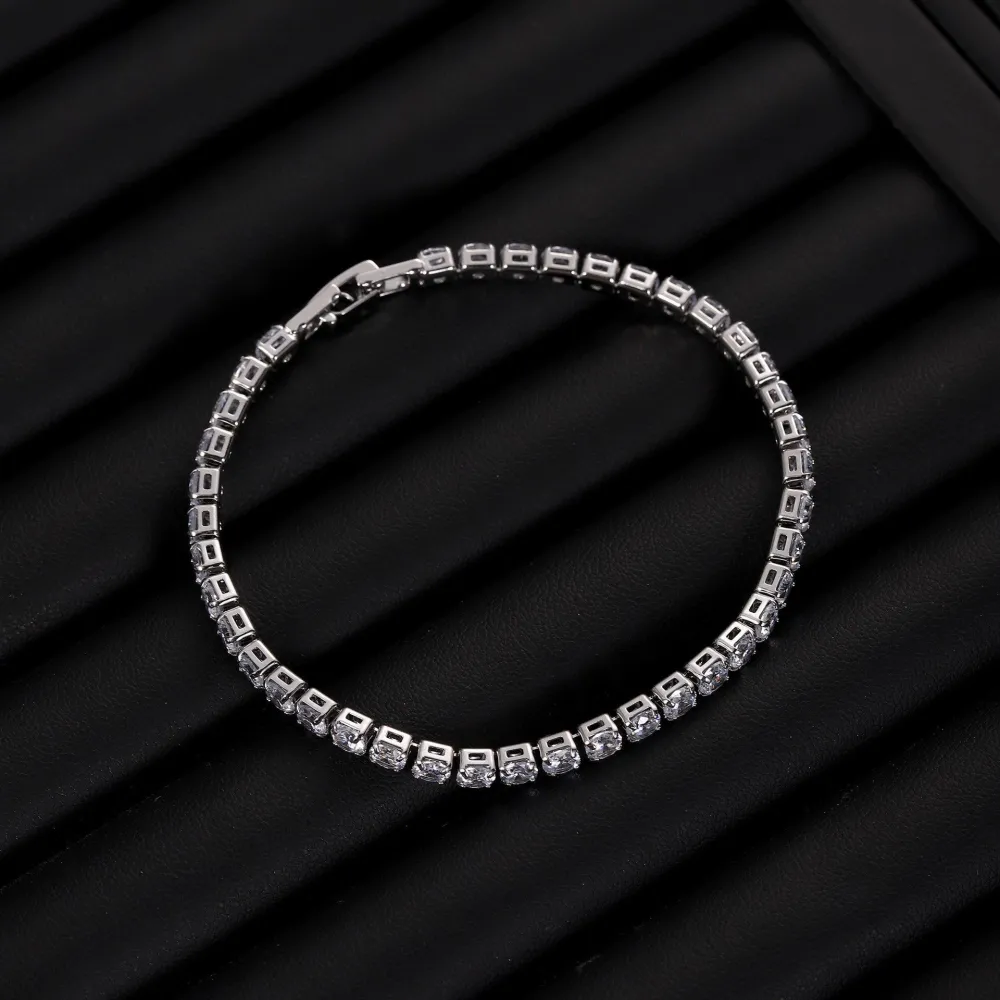 Sleek Luxury Sparkling Zircon Bracelet 6
