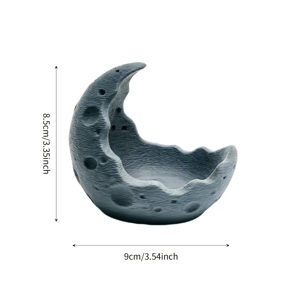 Crescent Moon Crystal Candle Holder 3