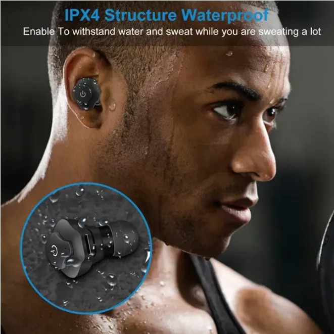 In Ear Stereo IP44 Waterproof Headphones 2