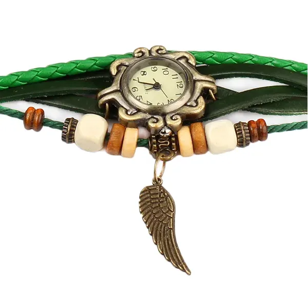 Bohemian Leather Angel Wing Watch 4