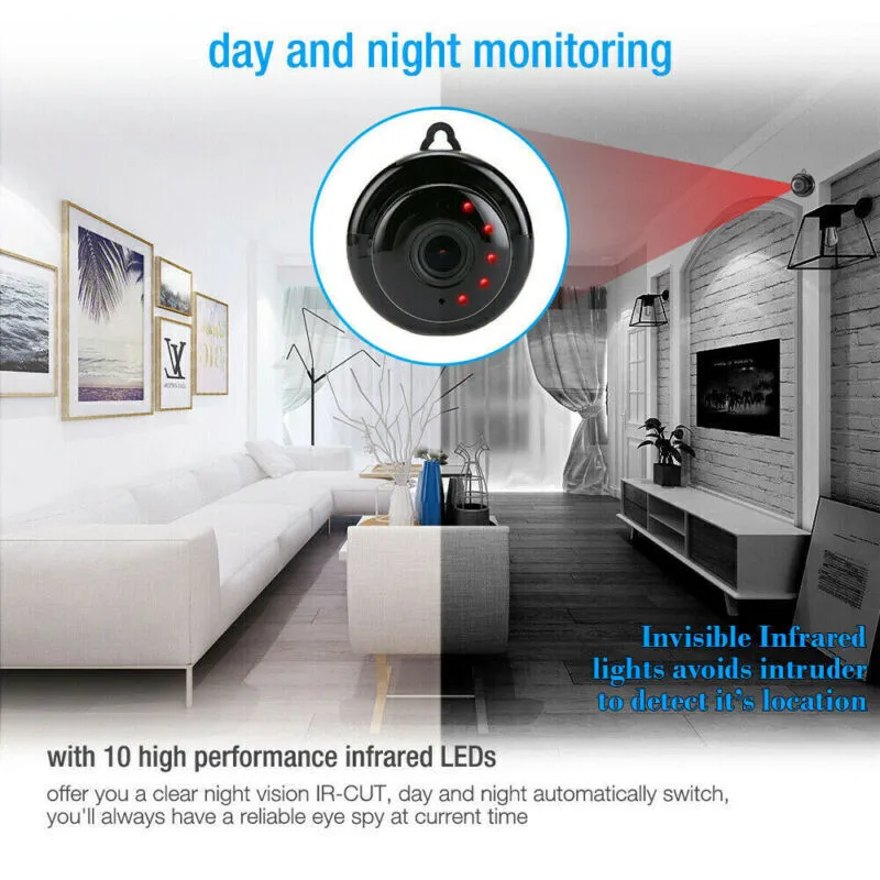 Camera WiFi 1080P Wireless IR Indoor Outdoor 9