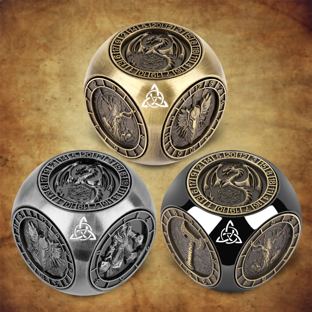 6-pack DND Dice Wheel Gift Box Set 9