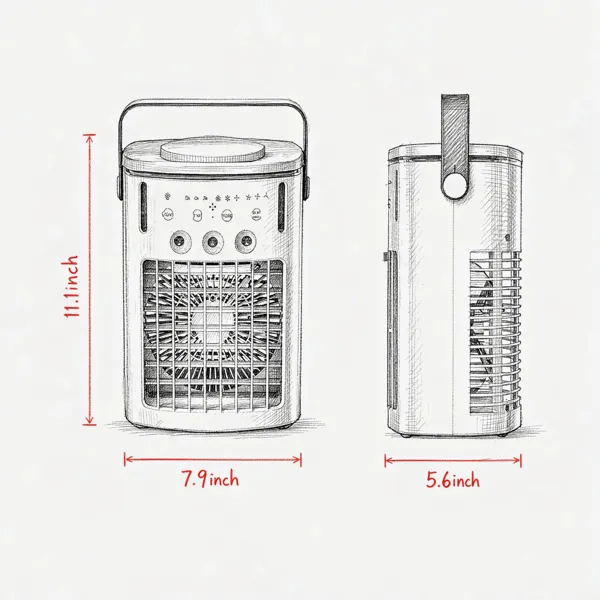 4-in-1 Portable Evaporative Air Cooler 5