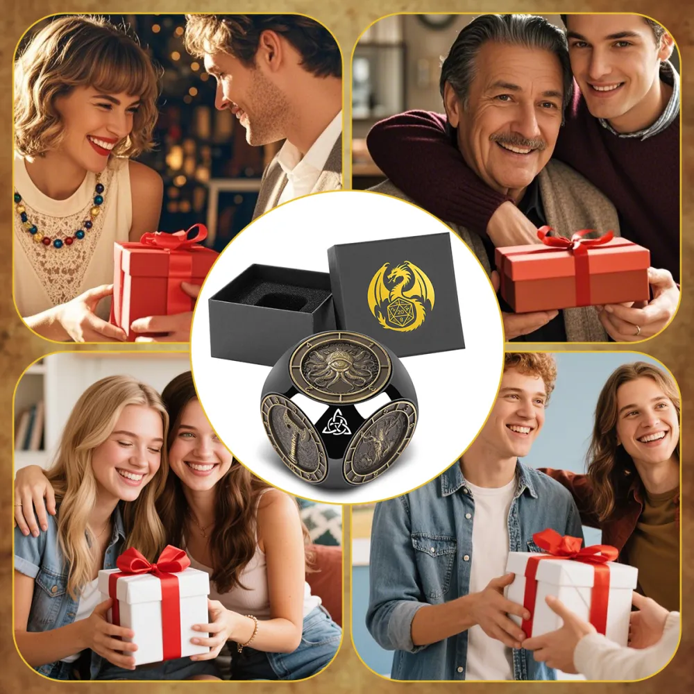 6-pack DND Dice Wheel Gift Box Set 5