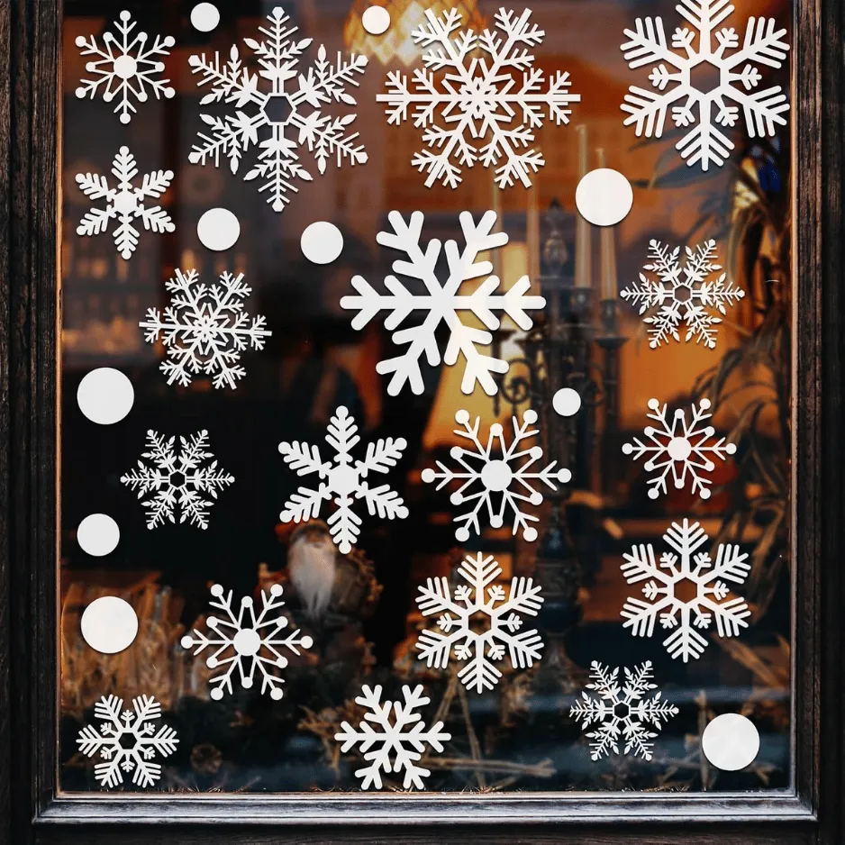 321pcs Christmas Window Decals 2