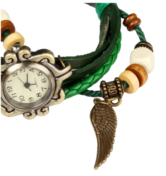Bohemian Leather Angel Wing Watch 3